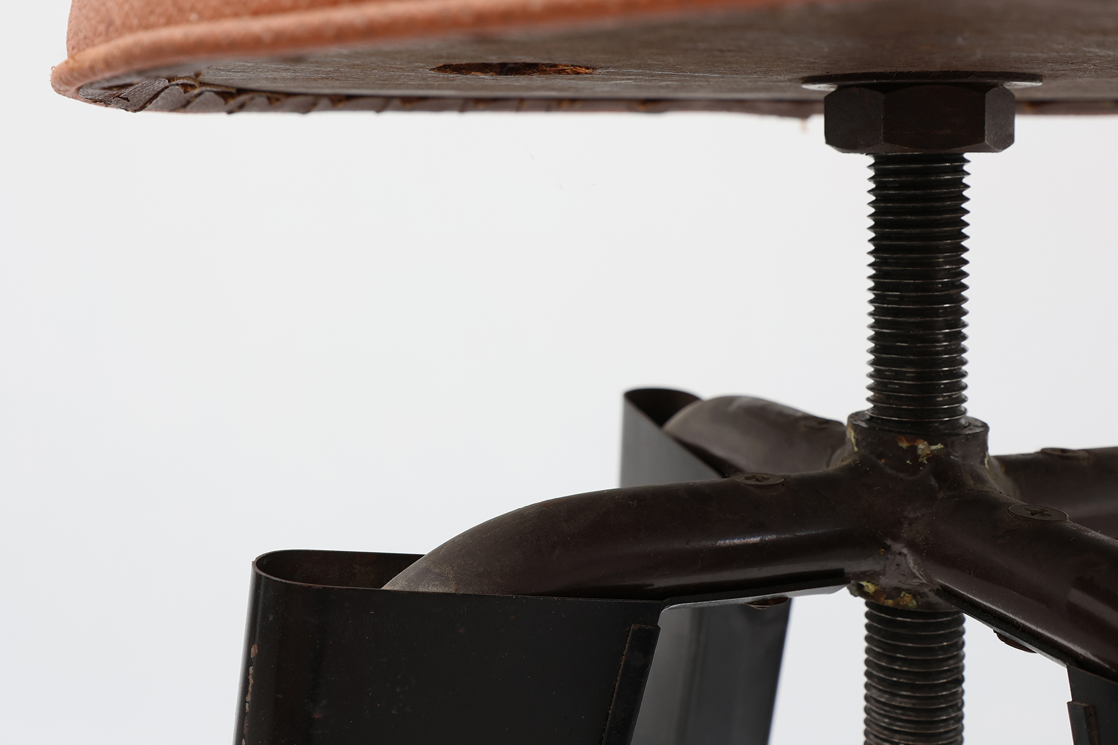 Iconic Clemenceau stool by André Domin and Marcel Genevière, France  1957thumbnail